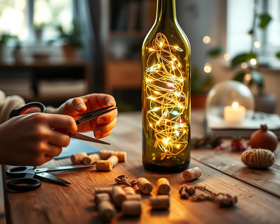 Bottle Wine Lamp Tutorial