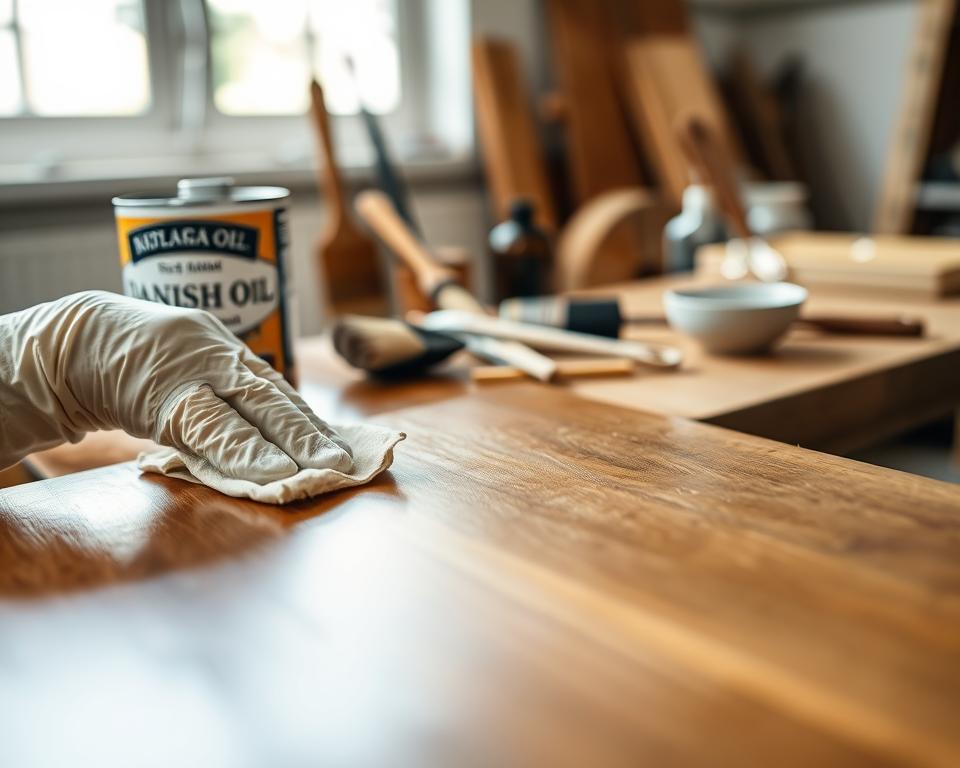 Danish Oil Application