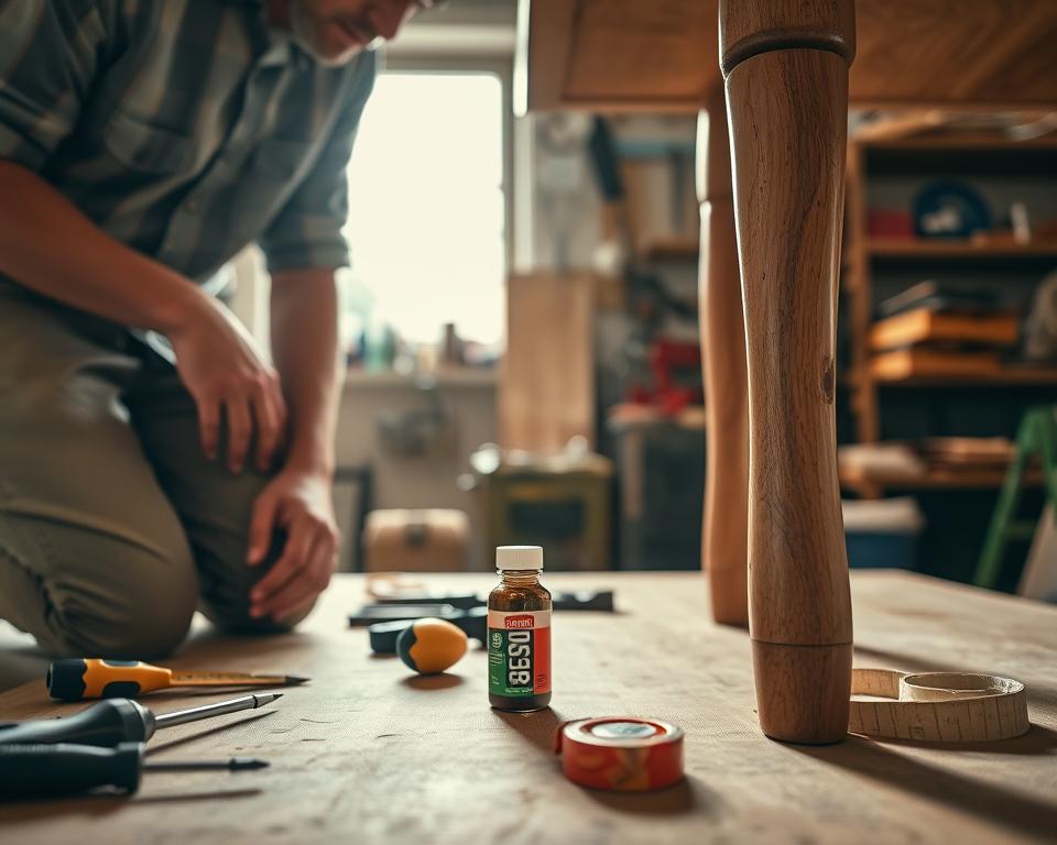 Fixing a Wobbly Table Leg