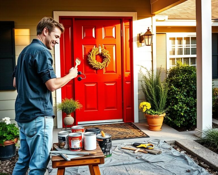 Painting a Front Door