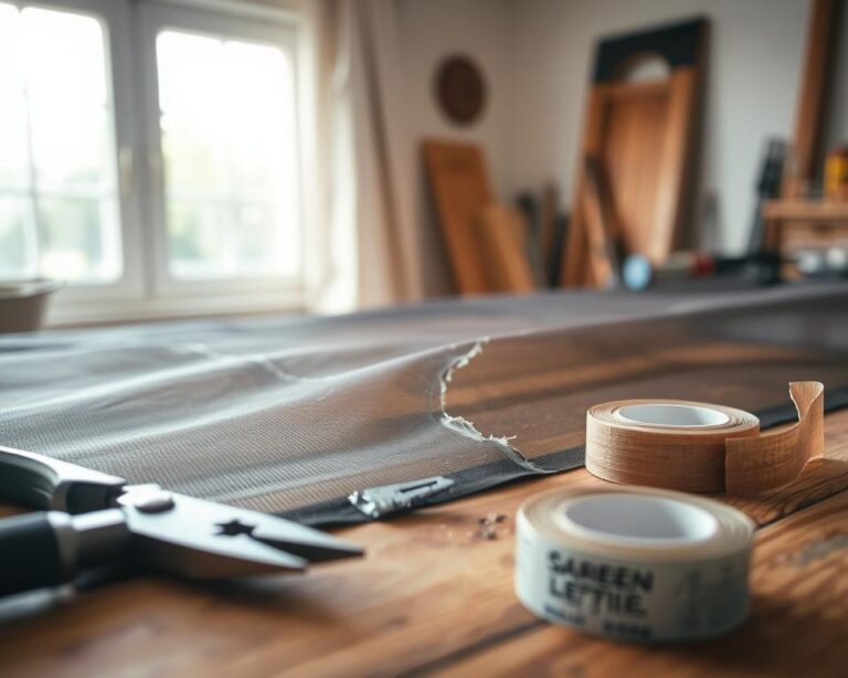 Repairing Torn Window Screens