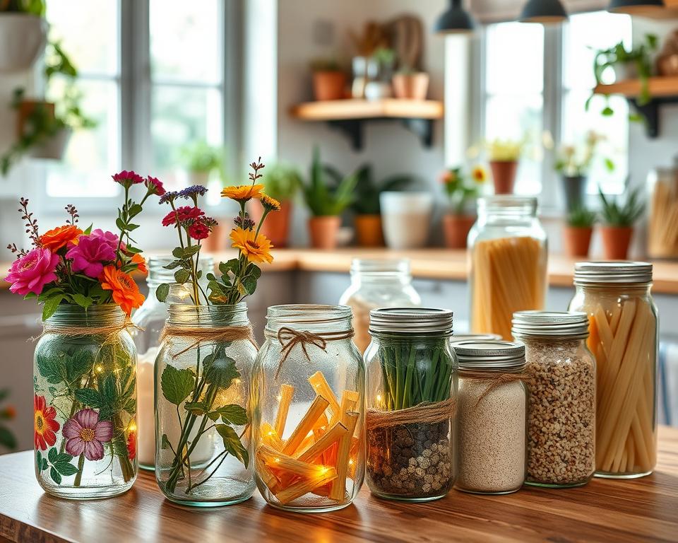 Repurposing Glass Jars